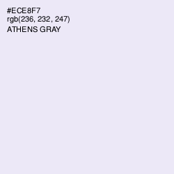 #ECE8F7 - Athens Gray Color Image